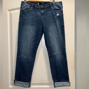 KUT from the Kloth Catherine Boyfriend Jeans in Doubtless, 14